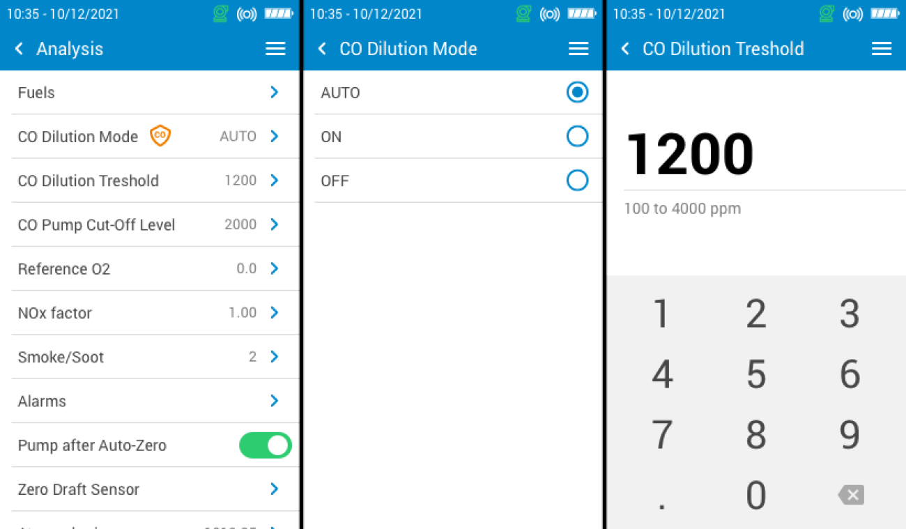 CO Dilution Sauermann