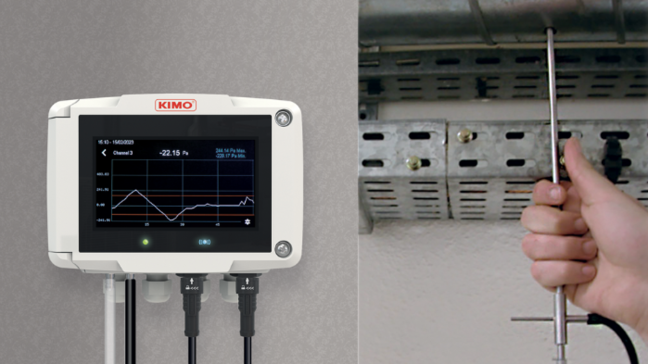 Si-C320 KIMO con tubos de pitot