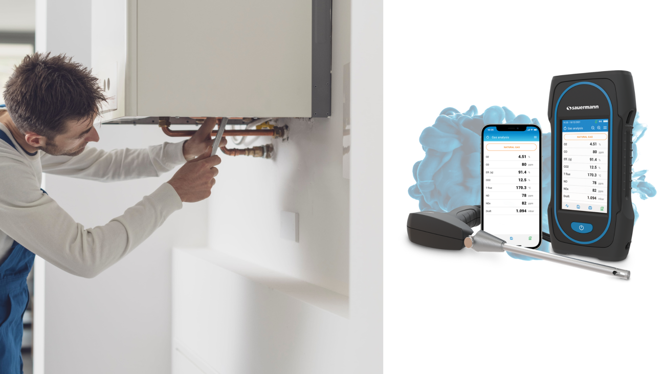 Boiler flue gas analyzers