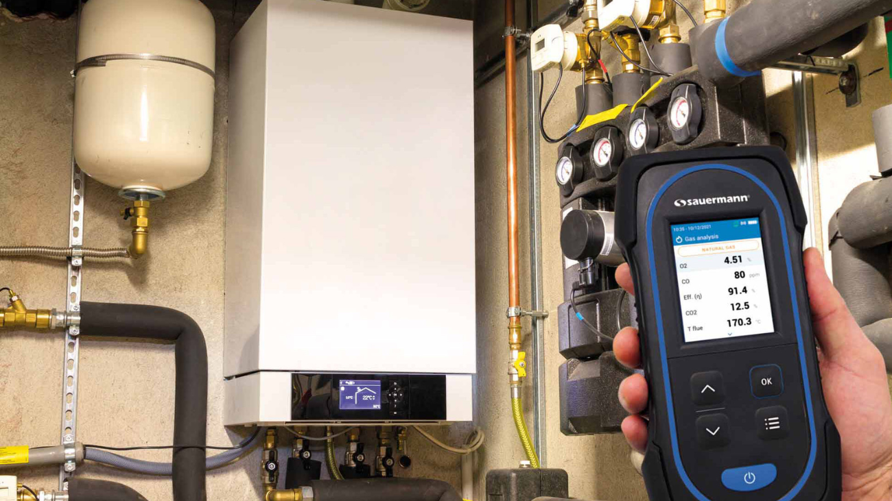 boiler flue gaz analyzer