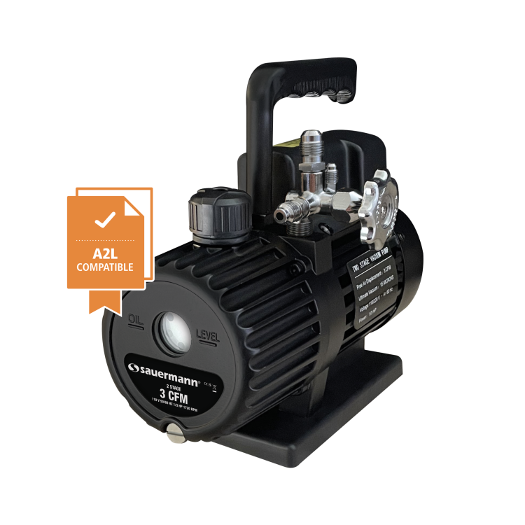 two_2_stage_vacuum_pump_manifold_110V_manual_valve